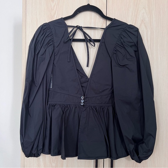 NWT Staud Luna Top | Size 2 | Black - Picture 9 of 13